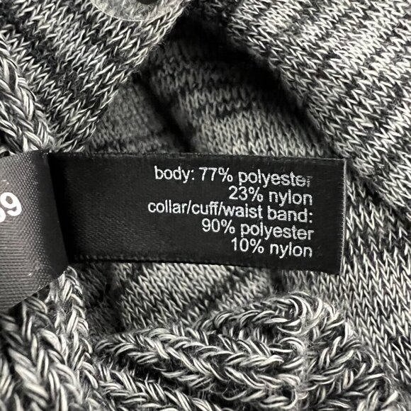 The Limited Cowl Neck Long Sleeve Pullover Tunic Sweater Gray Striped XS New - Picture 9 of 9